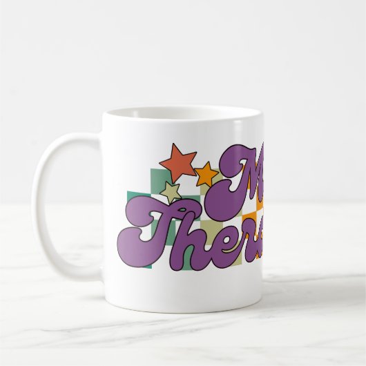 Retro Massage Therapeut Kaffeetasse (Links)