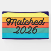 Retro Match Day 2026 Celebration Residency Banner (Horizontal)