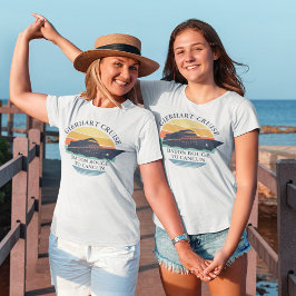 Retro Matching Family Cruise Personalisiert T-Shirt