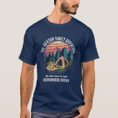 Retro Matching Family Wandern und Camping Trip T-Shirt (Vorderseite)