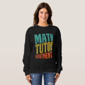 Retro Math Teacher Department Education  Vintage M Sweatshirt (Vorne ganz)