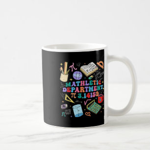 Retro Mathletic Department Pi Tag 3.14 Sonnenmathe Kaffeetasse