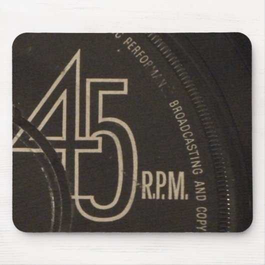 Retro Matte der Maus 45 Mousepad (Vorne)