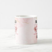 Retro Matthew 5:8 Calla Lilien Wasserfarbe Kaffeetasse (Mittel)