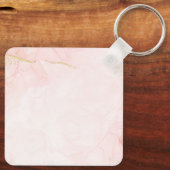 Retro Matthew 5:8 Calla Lilien Wasserfarbe Schlüsselanhänger (Rückseite)