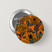 Retro-Mäuse-Party Button (Vorne & Hinten)
