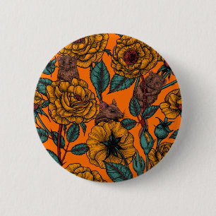 Retro-Mäuse-Party Button