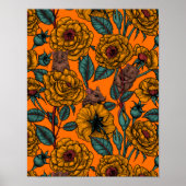 Retro-Mäuse-Party Poster (Vorne)