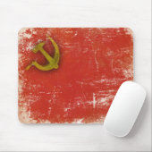 Retro-Mausepad mit schmutziger alter Sowjetunion-F Mousepad (Mit Mouse)
