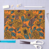 Retro-Mäuseparty Seidenpapier (Handwerk)