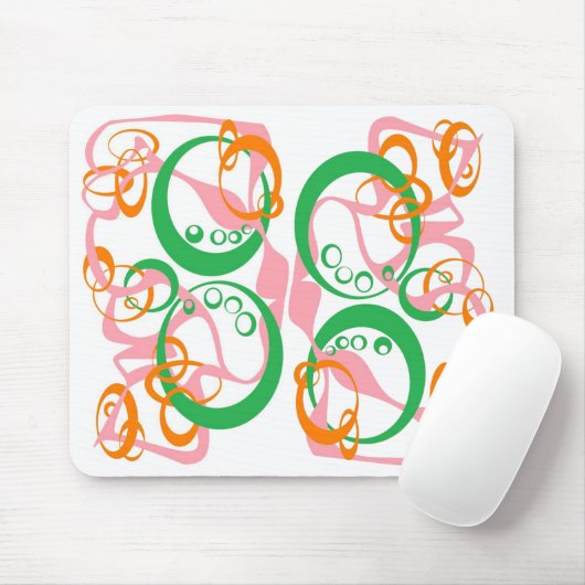 Retro Mausunterlage Mousepad (Mit Mouse)