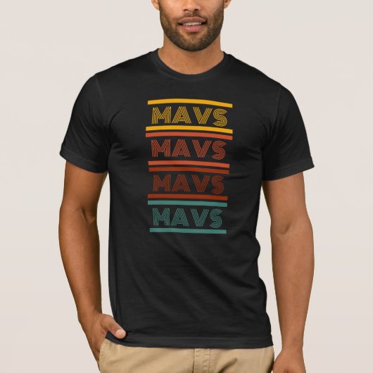 Retro Mavs T-Shirt (Vorderseite)