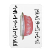 Retro MCM Pyrex rosa Mix-Magnet Magnet (Vertikal)