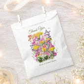 Retro Meadow Classic-Blume Geschenktütchen (Ausgeschnitten)