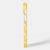 Retro Meadow Yellow Floral Pattern Personalisiert Case-Mate iPhone Hülle (Rückseite / Links)