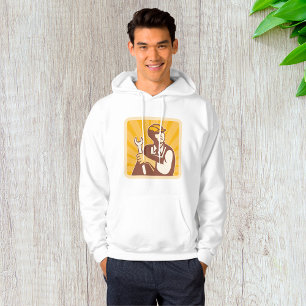 Retro Mechaniker mit Schraubenschlüssel Hoodie