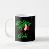 Retro Med-surg Crew Nurse Stethoscope Christmas Xm Kaffeetasse (Links)