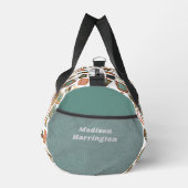 Retro Media individuelle Name Duffle Bag (Rechts)