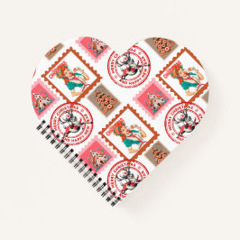 Retro Medical Christmas Stamp Set Art Notizblock
