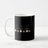 Retro Medical Coder Pumpkin Ghost Worker Halloween Kaffeetasse (Links)