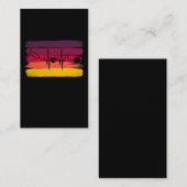 Retro Medical Student Nurse Doctor Visitenkarte (Vorne/Hinten)