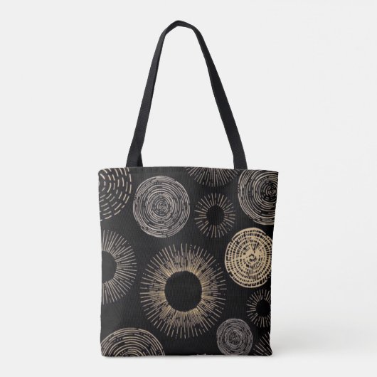 Retro Medium All-Over-Print Tote Bag Tasche (Rückseite)