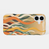 Retro-Meeresflora iPhone 16 Hülle (Rückseite (Horizontal))