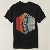 Retro Meerkat 2 T-Shirt (Design vorne)