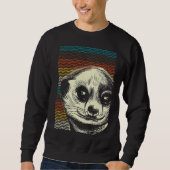 Retro Meerkat Sweatshirt (Vorderseite)