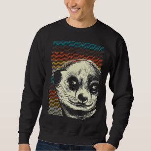 Retro Meerkat Sweatshirt