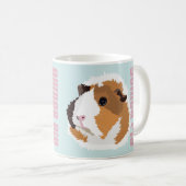 Retro Meerschweinchen "Elsie" Tasse (VorderseiteRechts)