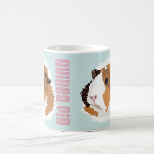 Retro Meerschweinchen "Elsie" Tasse (Mittel)