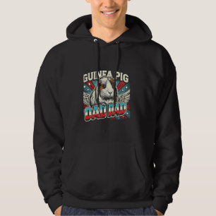 Retro Meerschweinchen-Vater Lustiger Vatertag Haus Hoodie