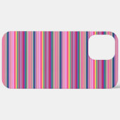 Retro-Mehrfarben-Streifen Case-Mate iPhone Hülle (Hinten (horizontal))