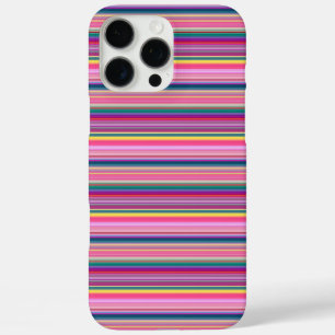Retro-Mehrfarben-Streifen iPhone 16 Pro Max Hülle