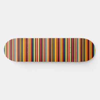 Retro-Mehrfarben-Streifen modernes Skateboard-Deck Skateboard