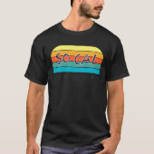 Retro mehrfarbige Grafik - So Cal Surf Camp - T-Shirt (Vorderseite)