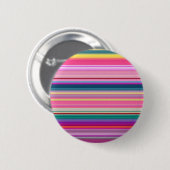 Retro-Mehrfarbstreifen Button (Vorne & Hinten)