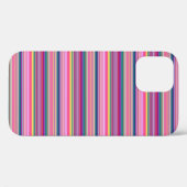 Retro-Mehrfarbstreifen Case-Mate iPhone Hülle (Rückseite (Horizontal))