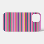 Retro-Mehrfarbstreifen Case-Mate iPhone Hülle (Rückseite (Horizontal))
