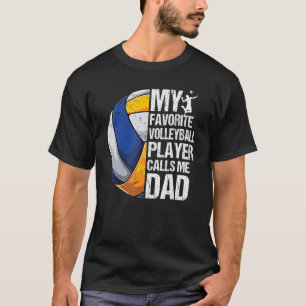 Retro Mein Lieblings-Volleyball-Spieler ruft mich T-Shirt