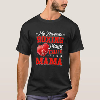 Retro Mein Lieblingsboxer ruft mich Mama an T-Shirt