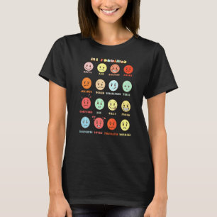 Retro meine Gefühle Emotion gegenüber psychischer  T-Shirt
