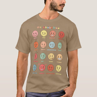 Retro meine Gefühle Emotion gegenüber psychischer  T-Shirt