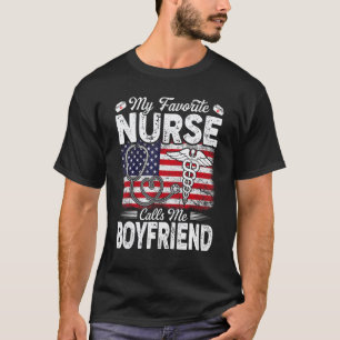 Retro Meine Lieblingskrankenschwester Nennt Mich F T-Shirt