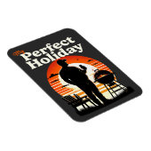 Retro meinen perfekten Holiday Light Text Flex Magnet (Rechte Seite)