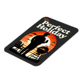 Retro meinen perfekten Holiday Light Text Flex Magnet (Linke Seite)
