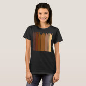 Retro Melanin Black History Monat T-Shirt (Vorne ganz)