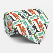 Retro Mellophone Krawatte (Gerollt)