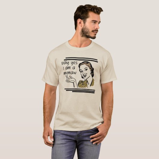 Retro Memaw T - Shirts und Geschenke (Vorne ganz)